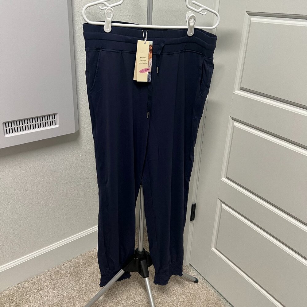 Dokotoo Navy Drawstring Joggers, XL, NWT